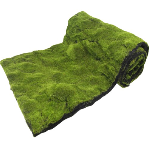 Fake moss table runner green - moss,