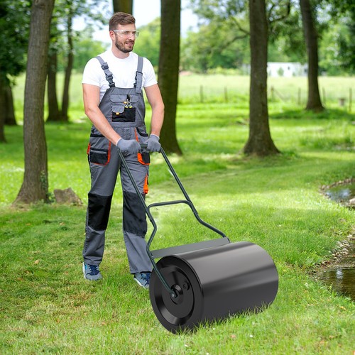 Lawn roller shaped handle - u-shaped,