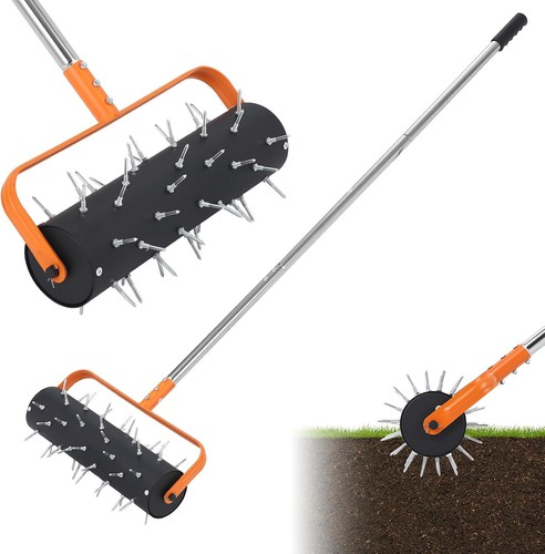 Rolling lawn aerator - rolling,