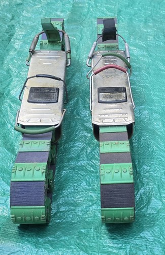Vintage ski trac grass skis - vintage,